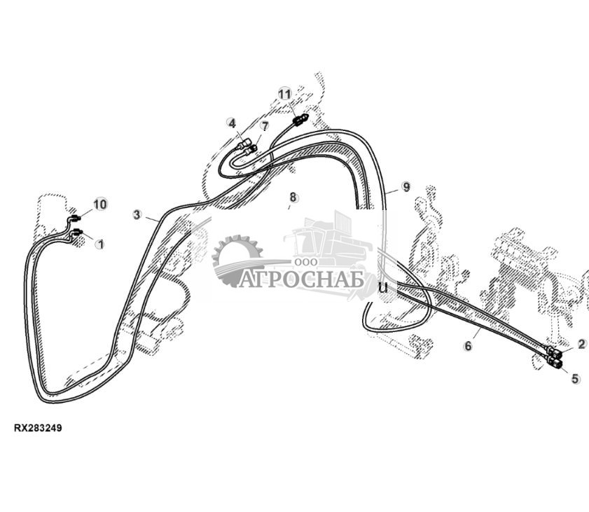 Жгут проводов кабины, процессор CommandCenter™ 4600 поколения 4 (44) (804101 - ) - ST908583 346.jpg